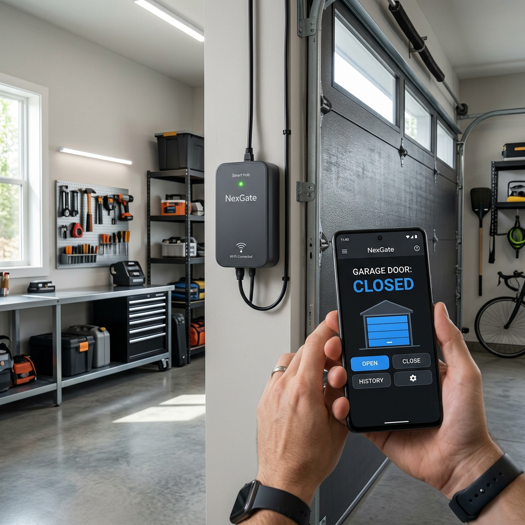 Modern smart garage door opener controller
