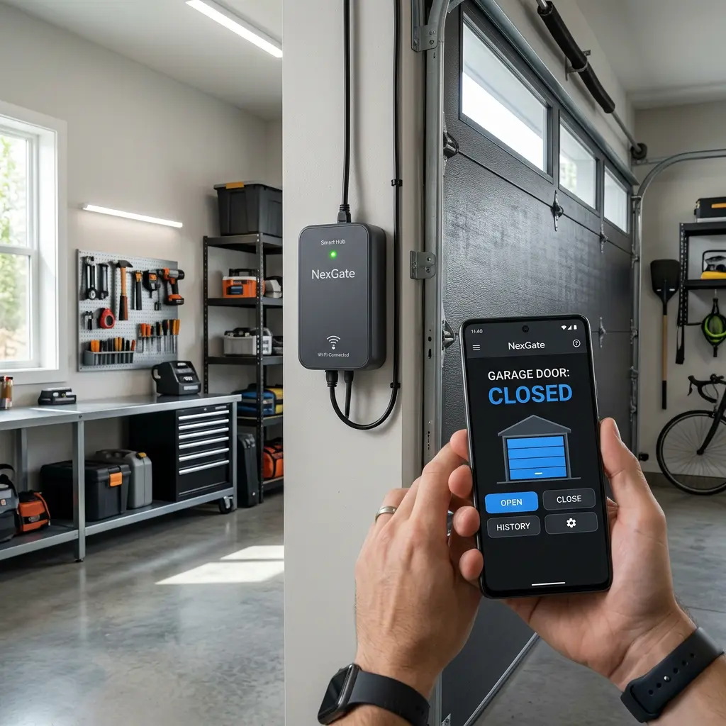 Modern smart garage door opener controller