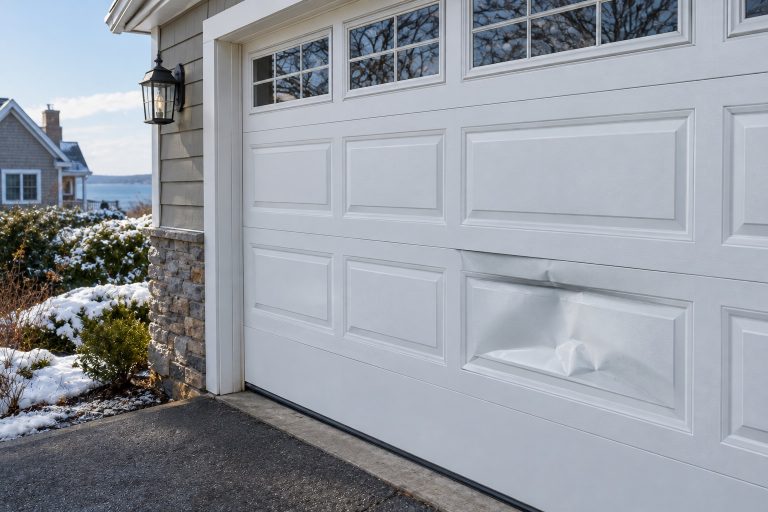garage door panel vs full replacement